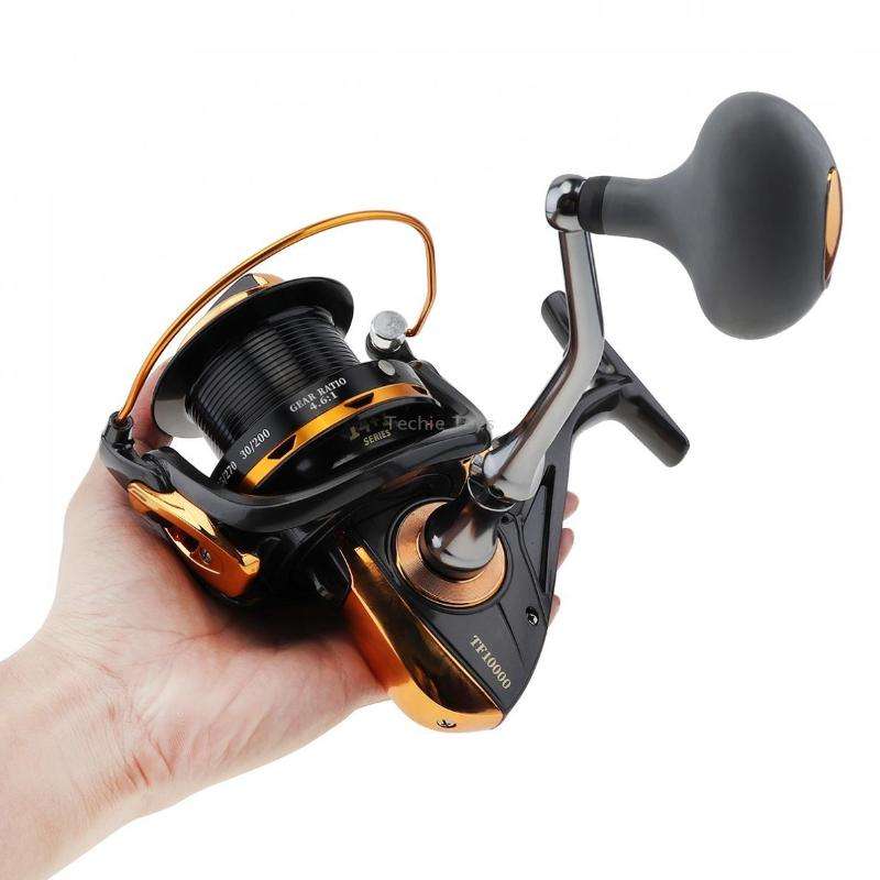TF10000 Long-distance Casting Reel Large Gapless Sea Rod Fishing Reel Spinning Reel