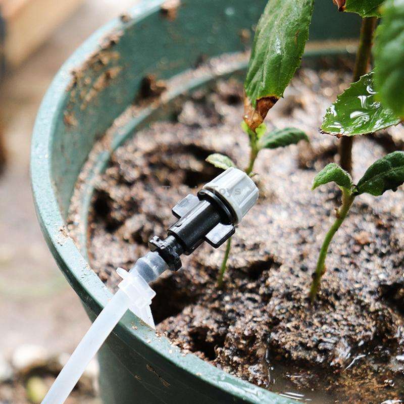 20pcs TF-118 Gardening Irrigation Drip Irrigation System Set Accessories Single Hook Connection 4/7m
