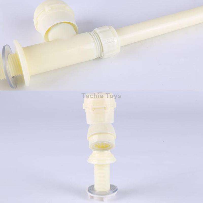 Plastic Kitchen Single Cold Sink Faucet Vertical Faucet, Specification: Hand Wheel