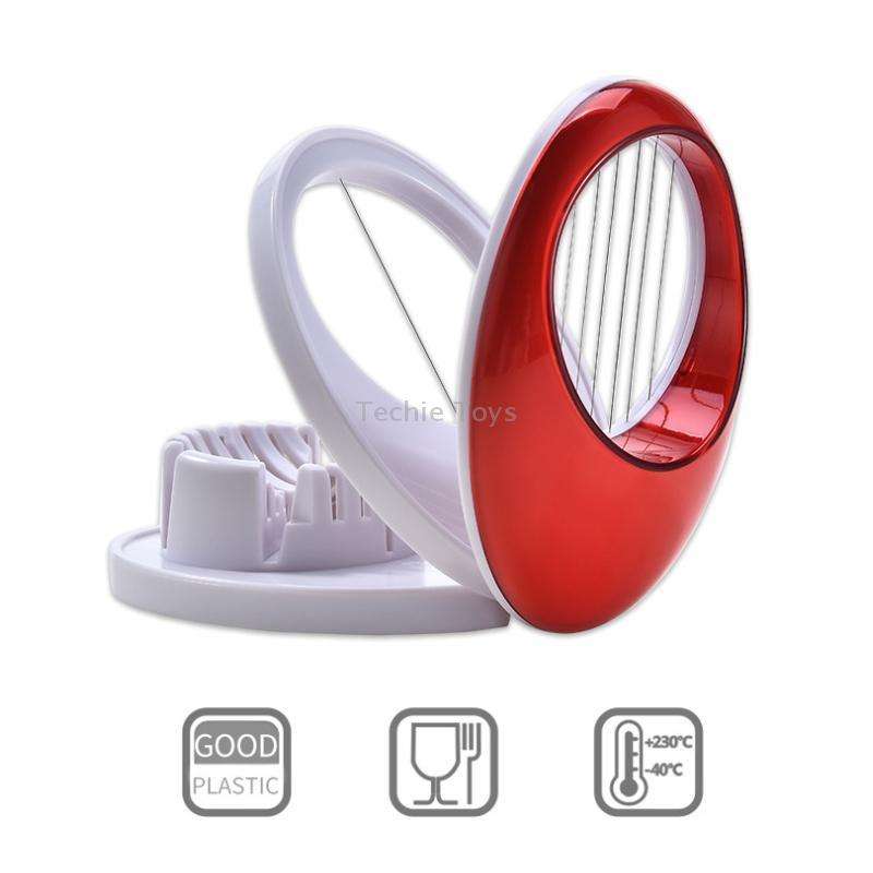 3-in-1 Kitchen Egg Slicer for Strawberry, Mushroom, Bananas , and Other Soft Fruit(Green)