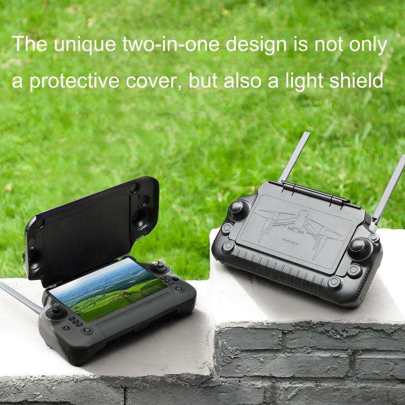 Sunnylife YK570 For DJI RC Plus Remote Control Protective Hood Plate Protective Cover(Black)