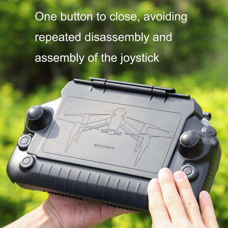 Sunnylife YK570 For DJI RC Plus Remote Control Protective Hood Plate Protective Cover(Black)