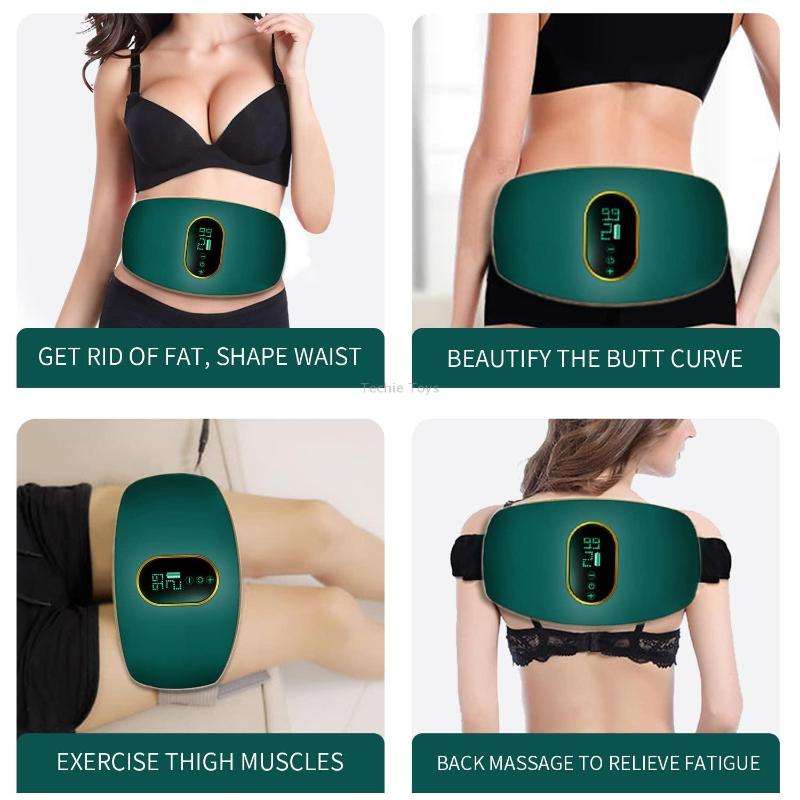Magnet Massage Belt Abdominal Vibration Fat Removal Machine, Spec: Rechargeable