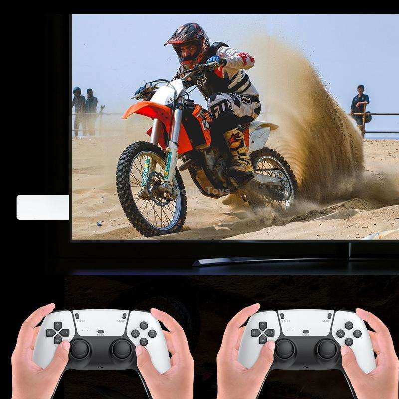 M15 HDMI HD 4K TV Dual Handle Game Console 32G 10000 Games