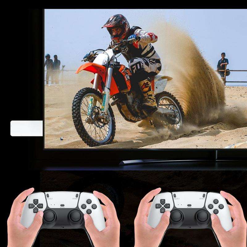 M15 HDMI HD 4K TV Dual Handle Game Console 128G 30000 Games