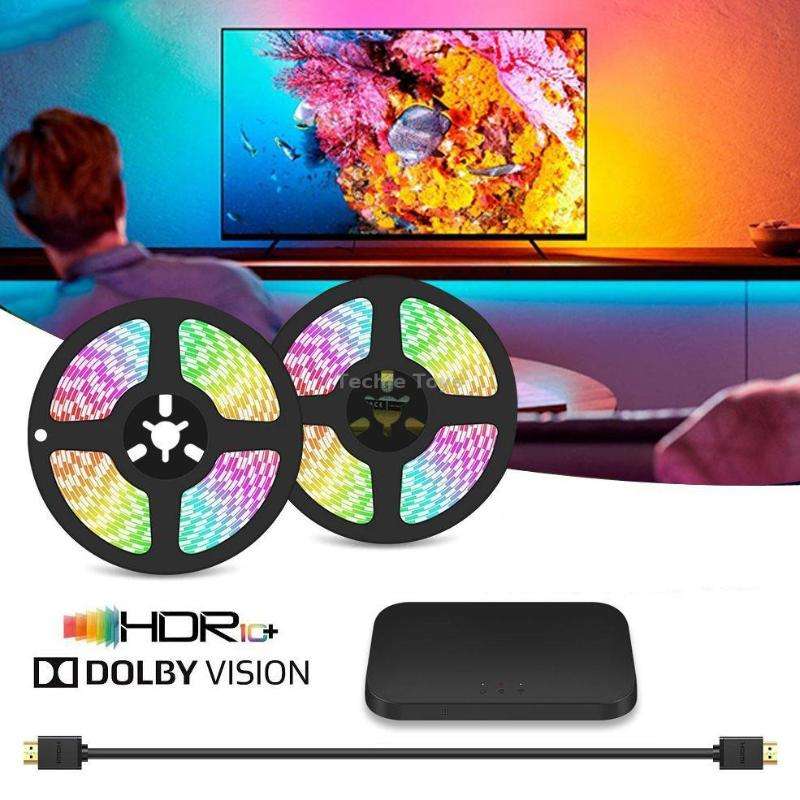 HDMI 2.0-PRO Smart Ambient TV Led Backlight Led Strip Lights Kit Work With TUYA APP Alexa Voice Goog