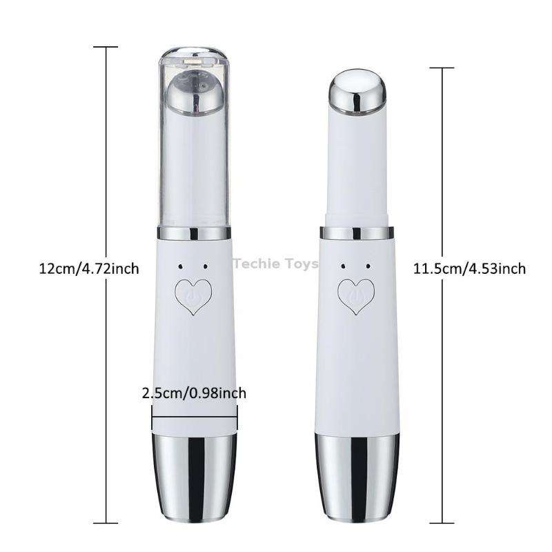 Eye Vibration Heating Massage Pen Removing Eye Wrinkle and Importing Massager Beauty Instruments(Whi