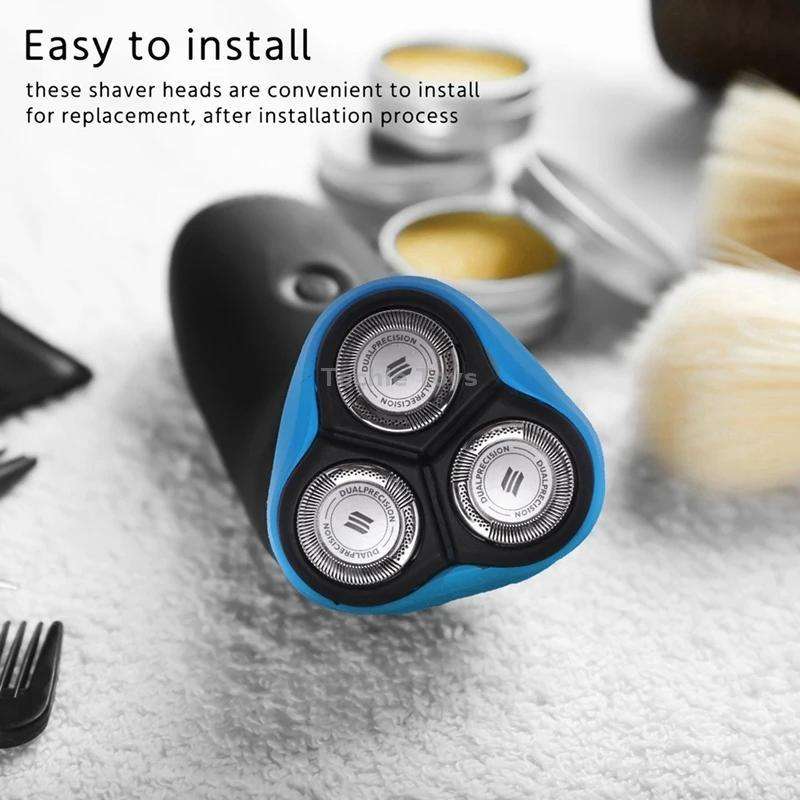 For Philips AT/PT Series Razor Integral Head with HQ8 Double-layer Blades(Blue)