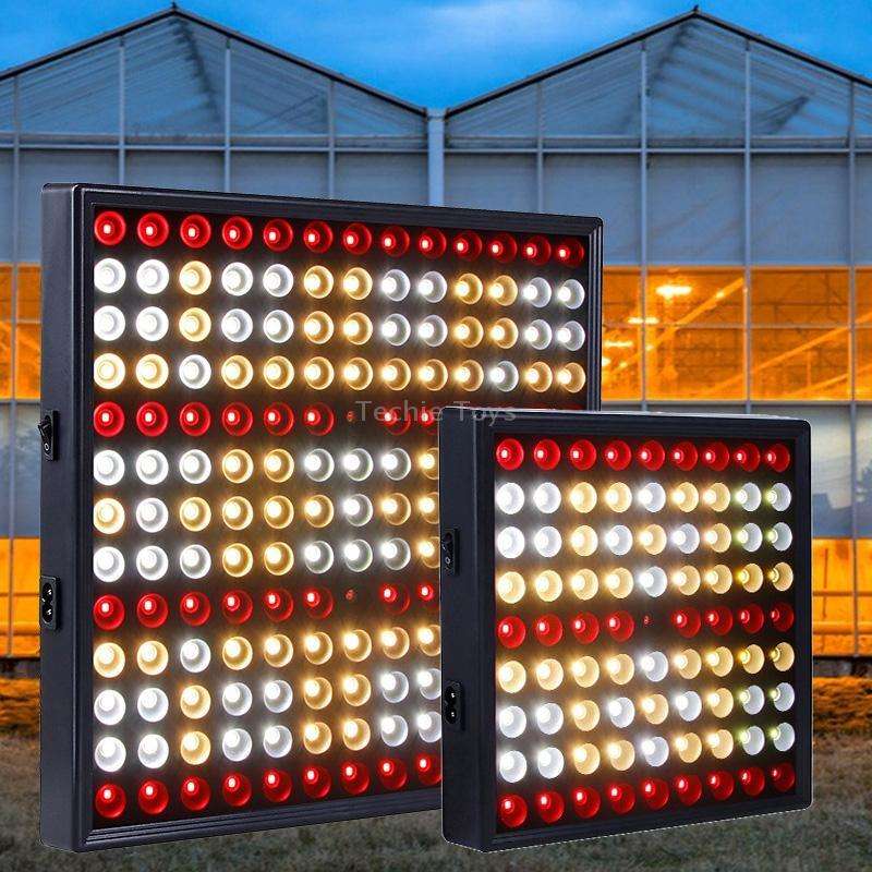 Large 169 LEDs Quantum Plant Growth Lighting Outdoor Full Spectrum Planting Lamp(EU Plug)