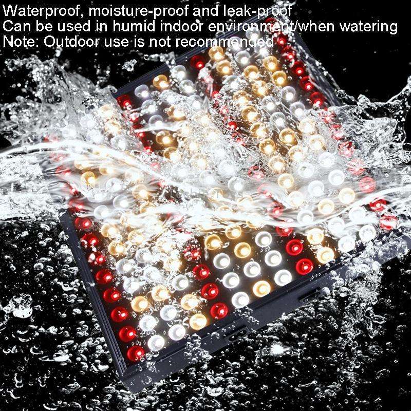 Large 169 LEDs Quantum Plant Growth Lighting Outdoor Full Spectrum Planting Lamp(EU Plug)