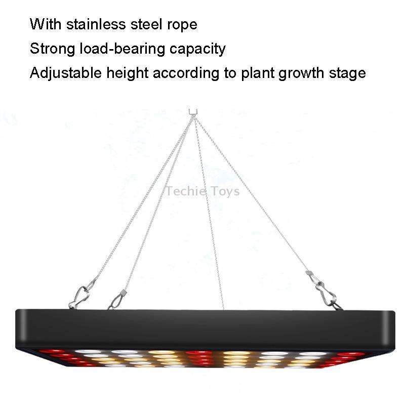 Large 169 LEDs Quantum Plant Growth Lighting Outdoor Full Spectrum Planting Lamp(EU Plug)