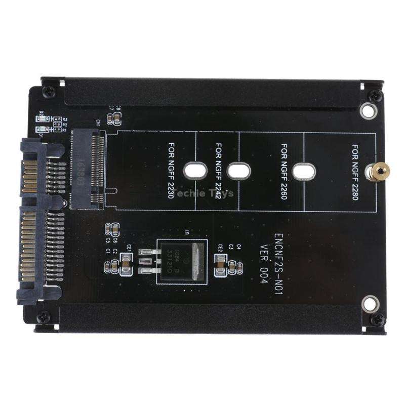ENCNF2S-N01 NGFF To SATA3 Transfer Card M.2 KEY B-M SSD To 6Gbps Interface Conversion Adapter With S