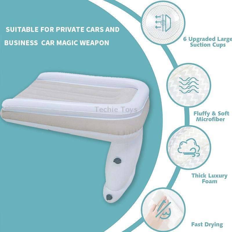 Outdoor Travel Baby Inflatable Bed Children Car Rear Folding Bed Aircraft Inflatable Mattress, Color