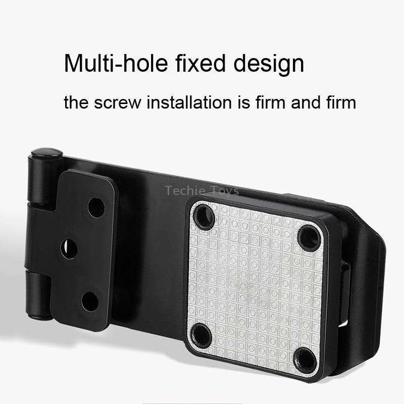 Screw Installation Cabinet Door Combination Lock Anti-Theft Drawer Lock, Style: Three Hole 4 inch Bl