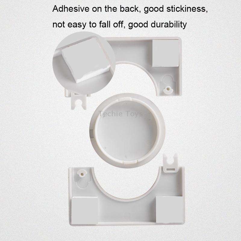 Square Air Conditioning Hole Decoration Cover Wall Hole Plug, Style: 9cm White
