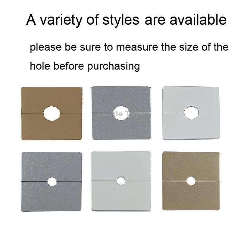 Square Hole Decoration Cover Wall Hole Plug, Style: 1.2cm Hole White