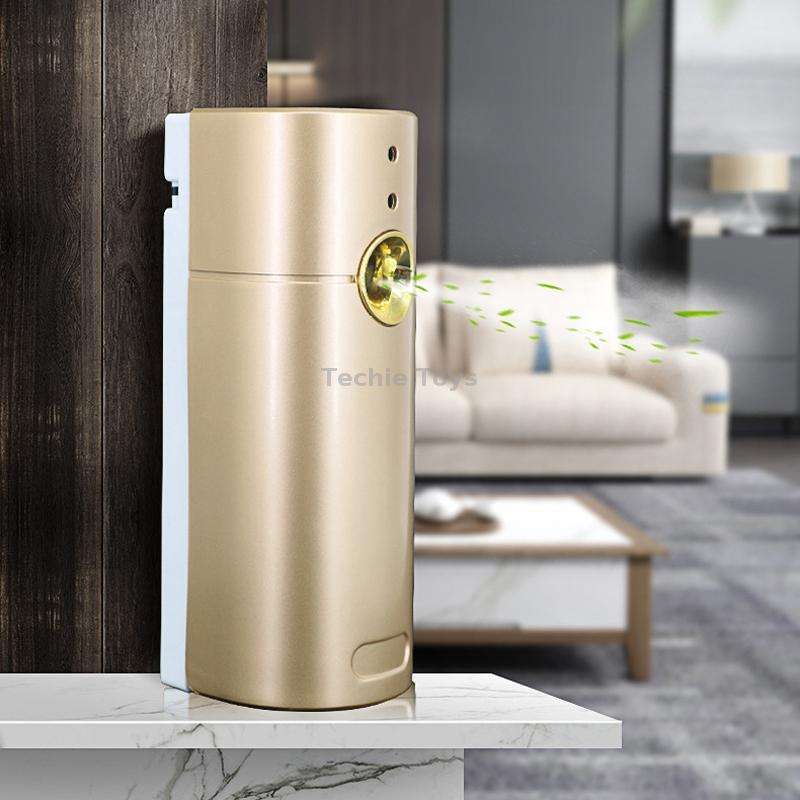 Light Sensitive Automatic Spraying Machine Toilet Fragrance Aromatherapy(White)