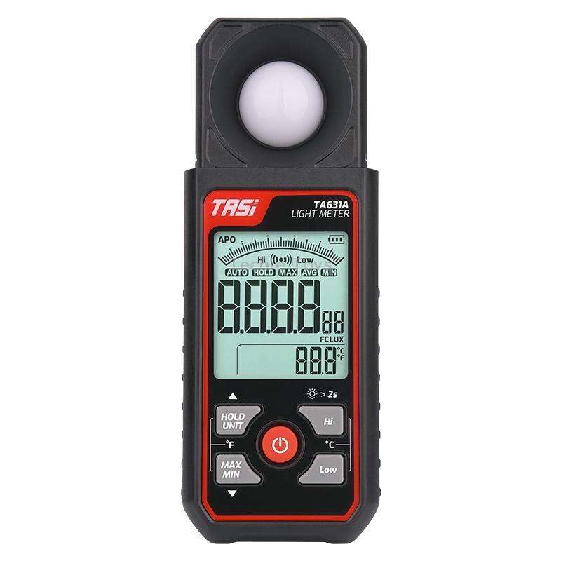 TASI TA631A 200,000 LUX Illuminating Meter Bright Test Instrument Brightness Light Meter