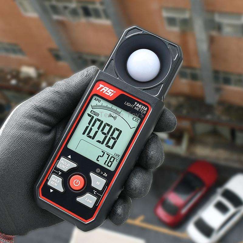 TASI TA631A 200,000 LUX Illuminating Meter Bright Test Instrument Brightness Light Meter