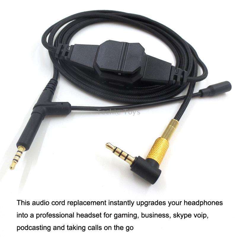 2m For BOSE 700 / QC25 / QC35 / OE2 3.5mm to 2.5mm Gaming Headset Audio Cable(Black)