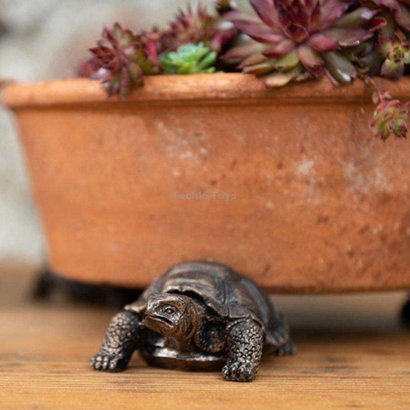3pcs/set Flower Pot Feet Stand Animal Shape Resin Plant Pots Risers Pad(Turtle)
