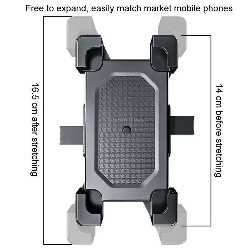 Shockproof Motorcycle Mobile Phone Holder Outdoor Bike Navigation Holder, Model: Rearview Mirror