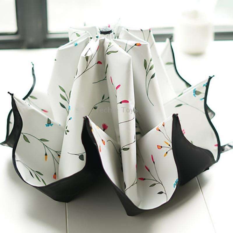 Folding Simple Dual-Purpose Sun Umbrella(White)