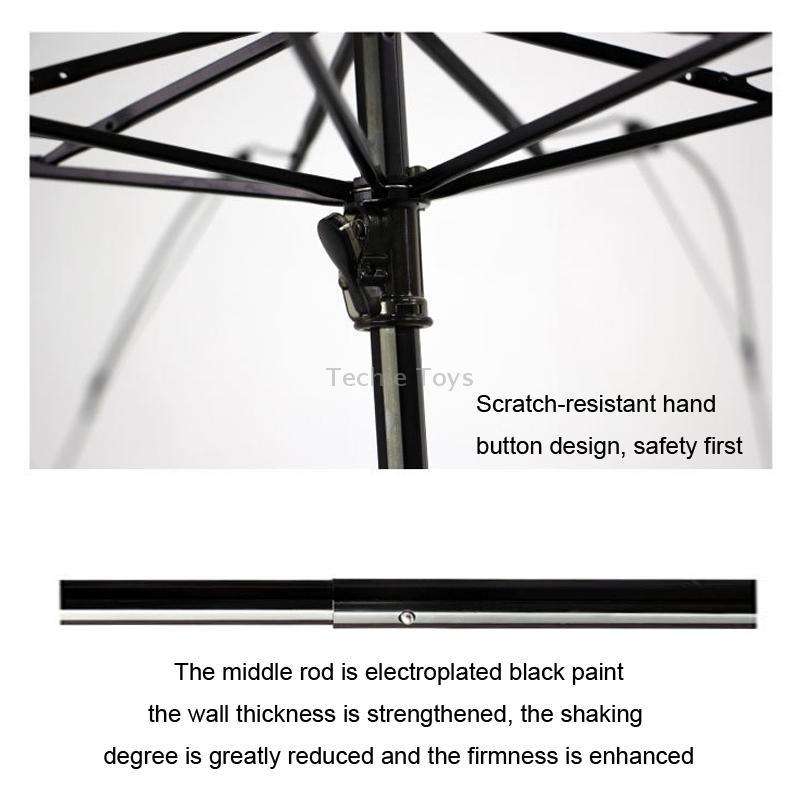 Folding Simple Dual-Purpose Sun Umbrella(White)