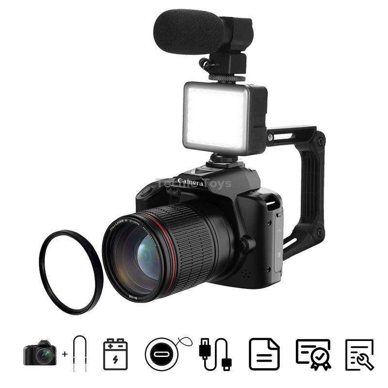 Dual-camera Night Vision 64 Million Pixel High-definition WIFI Digital Camera Standard+Light+Lens+Mi