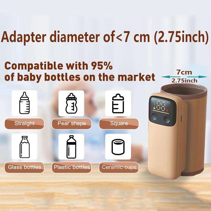 18W Fast Charging Baby Bottle Warmer With Digital Display, Spec: Flagship Version