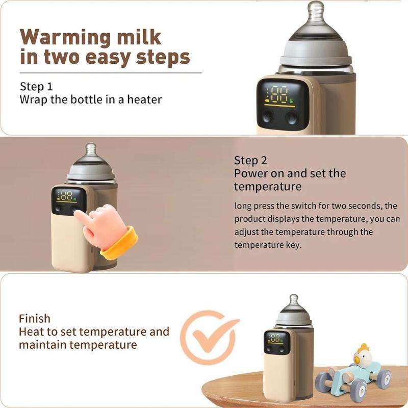 18W Fast Charging Baby Bottle Warmer With Digital Display, Spec: Flagship Version