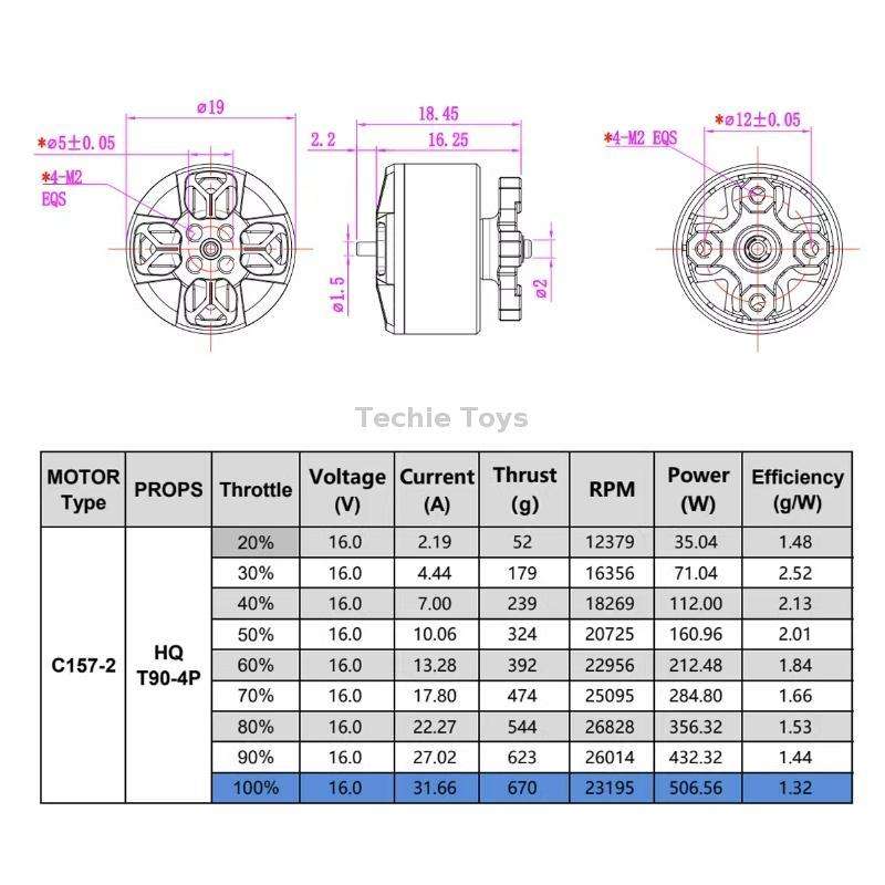 C157-2 FPV Traversing Machine Aerial Photography Motor For AVATA3.5 Rack(3750KV)