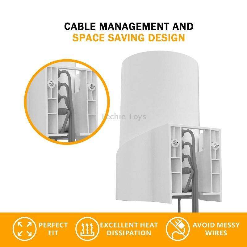 For TP Link Deco X68/X80/XE75/XE75 Pro Wifi 6-way Router Bracket(White)