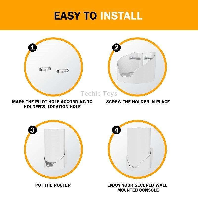 For TP Link Deco X68/X80/XE75/XE75 Pro Wifi 6-way Router Bracket(White)