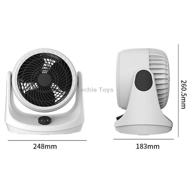 Air Circulation Large Wind Turbine Electric Fan Household Energy Saving Desktop Fan, Style: USB Mode