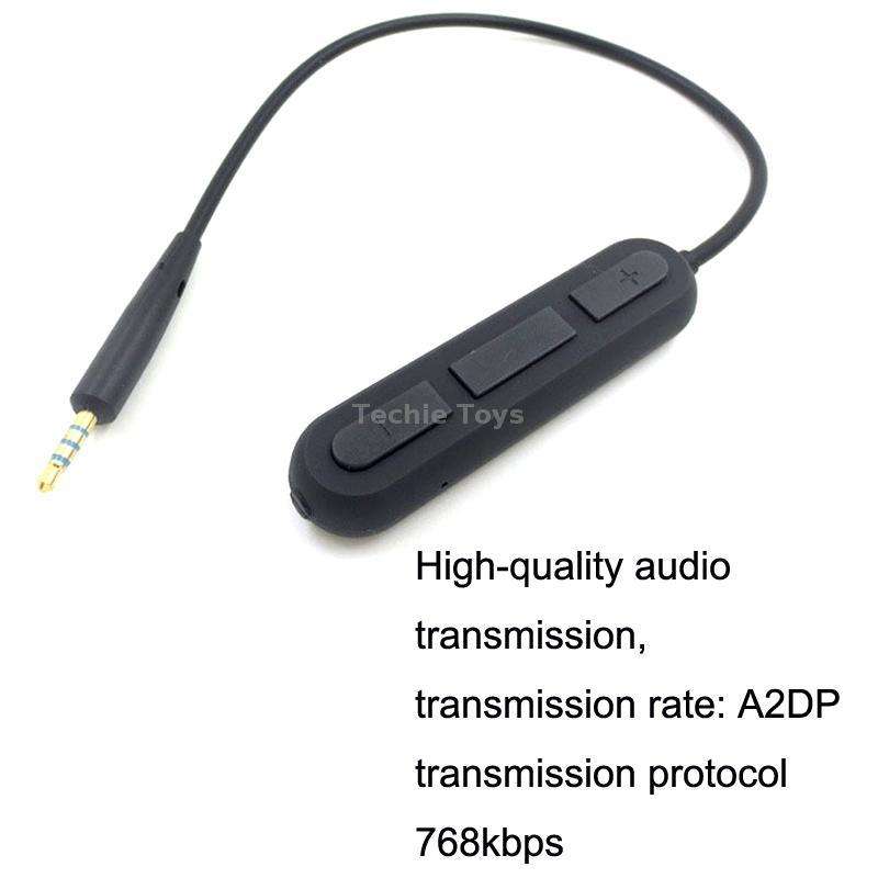 For BOSE QC25 / OE2 / QC35 / AKG / Y50 / Y40 Headphones Bluetooth Cable(Black)