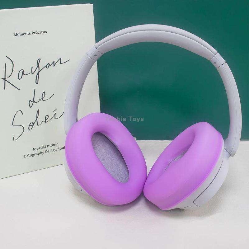 For Sony WH-CH720N Headphones Dustproof Protective Case(Beige)
