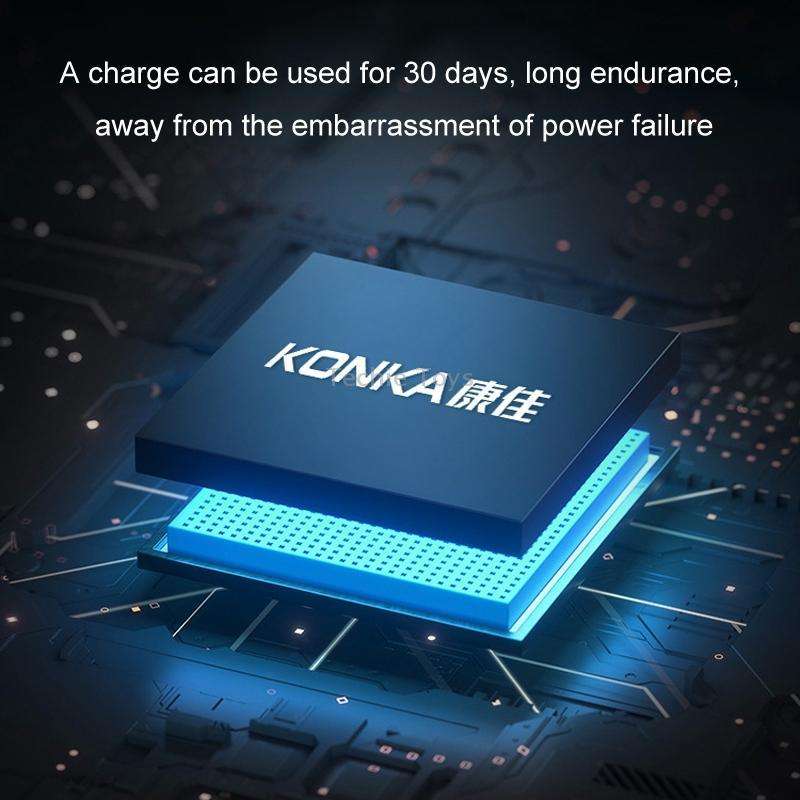 KONKA Mini Portable Razor Outdoor Waterproof Men Razor, Color: Black