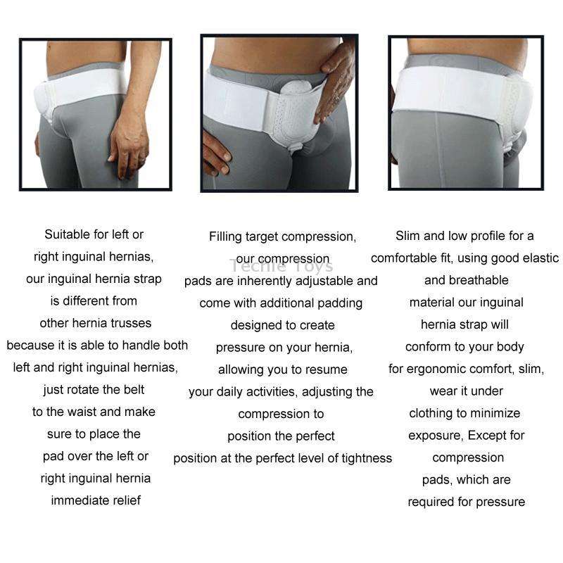 Adult Hernia Belt Groin Protection Belt, Color: Skin Color