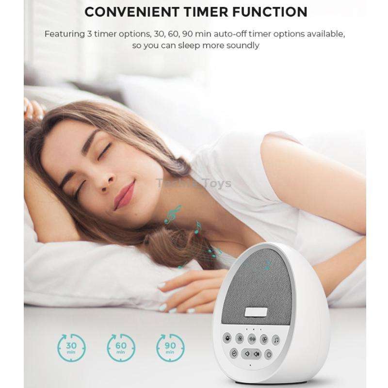 HiFiD Intelligent White Noise Baby Soothing Sleep Aid Device Prenatal Education Instrument(White)