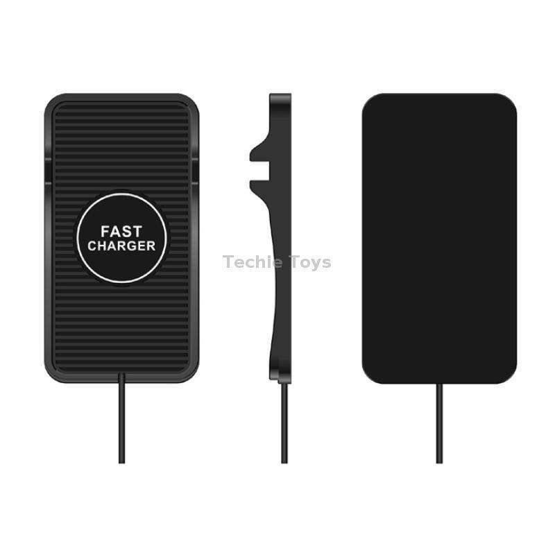 15W Car Wireless Charging Silicone Base For Apple Android Phones(TYPE-C Interface)
