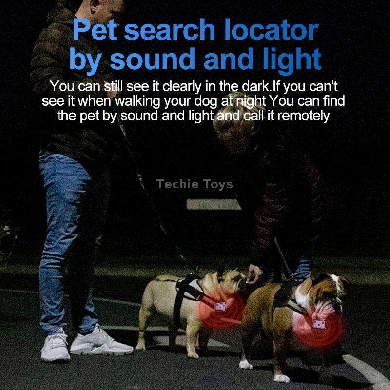 GPS Wireless Wifi Pet Location Chasing Cat Dog Collar Anti-loss Locator(Sky Blue)