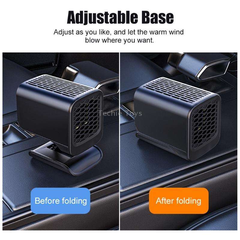12V Car Folding Heater Winter Front Windshield Defrost Heater(9729)