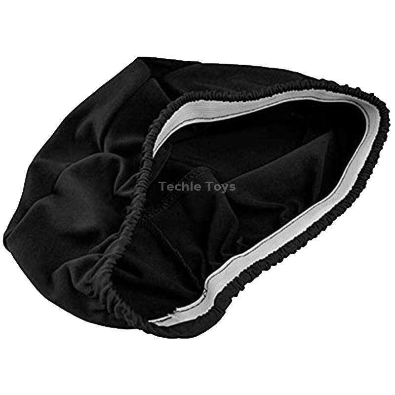 For Diameter 28-35cm Stretch Round Stool Sleeve Swivel Round Chair Covers(Black)