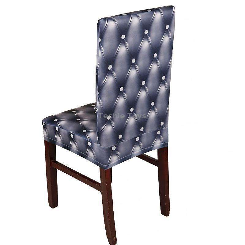 Anti-Fouling Household Chair Cover Dining Chair Sleeve One-Piece Stretch Chair Cover(Champagne)