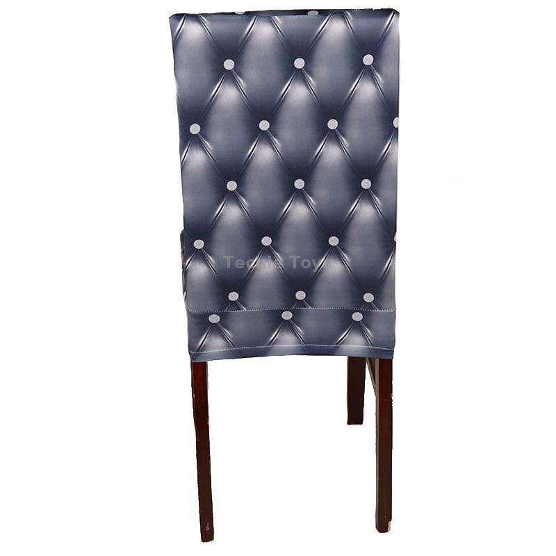 Anti-Fouling Household Chair Cover Dining Chair Sleeve One-Piece Stretch Chair Cover(Champagne)