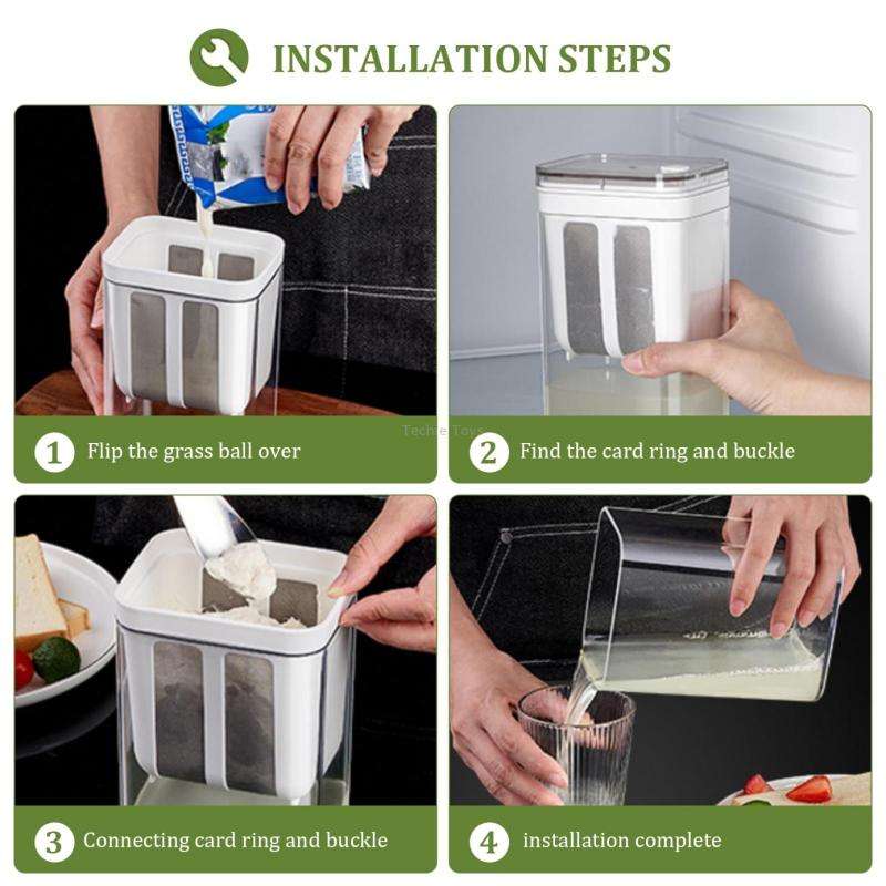 Yogurt Filter Homemade Yogurt Beancurry Milk Separator Water Drained Filter(White)