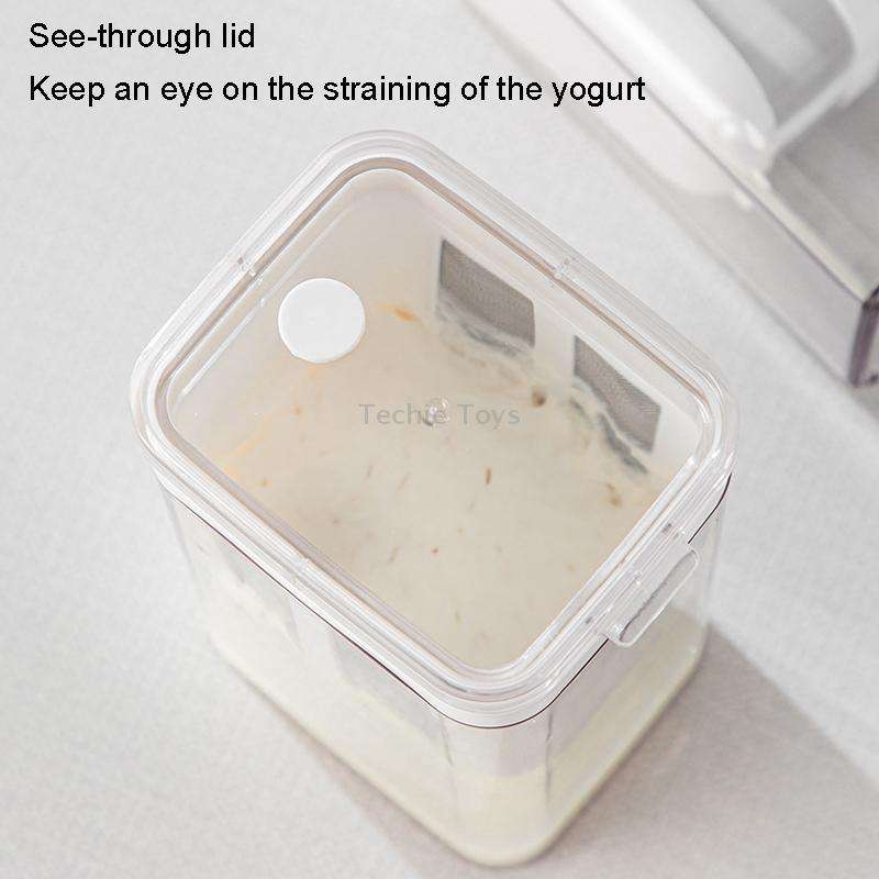 Yogurt Filter Homemade Yogurt Beancurry Milk Separator Water Drained Filter(White)