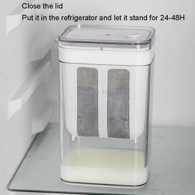 Yogurt Filter Homemade Yogurt Beancurry Milk Separator Water Drained Filter(White)