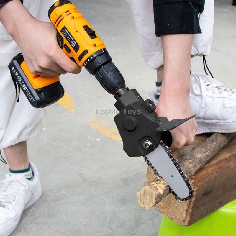 HILDA Portable Pruning Electrical Chain Saws, Specification: 4 inch Orange